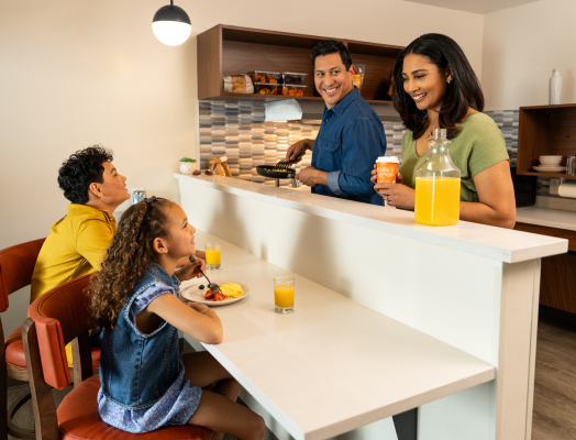 Take travel cooking to the next level - extended stay properties with full kitchens