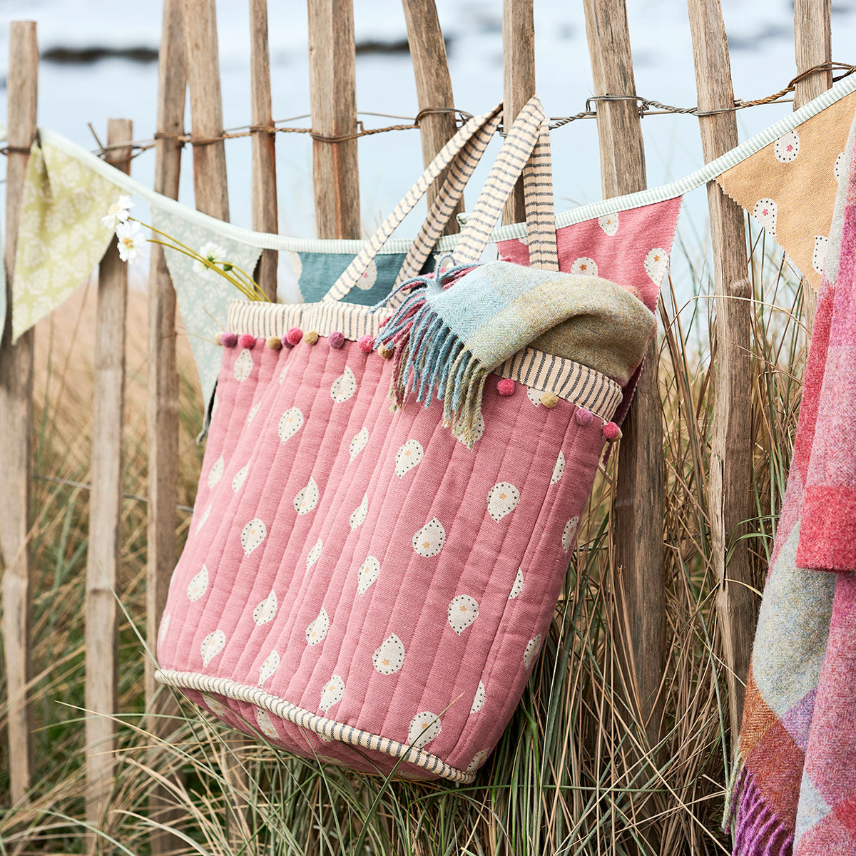 Susie Watson Designs Rose Mika Beach Bag