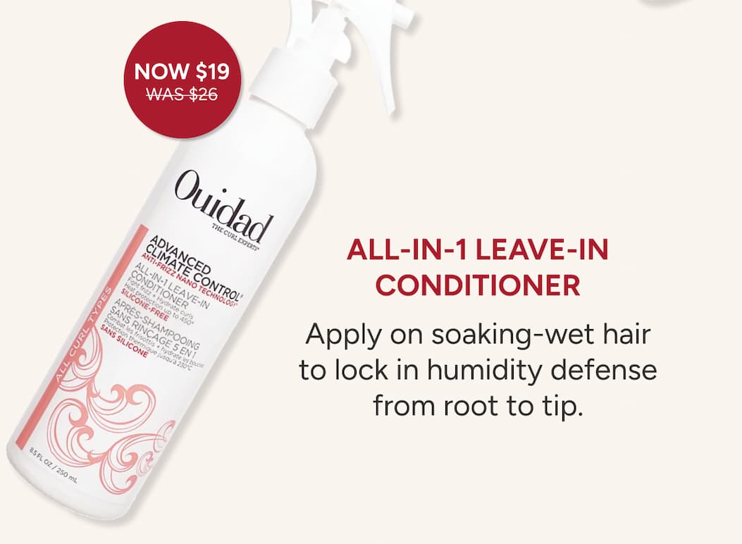 All-In-1 Leave In Conditioner - apply to soaking we hair to look in humidity defense from root to yip