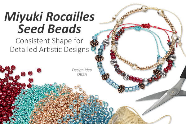Miyuki Rocailles: Consistent Shape for Detailed Artistic Designs