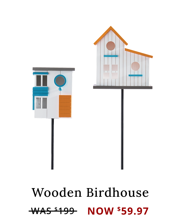 Wooden Birdhouse Now $59.97