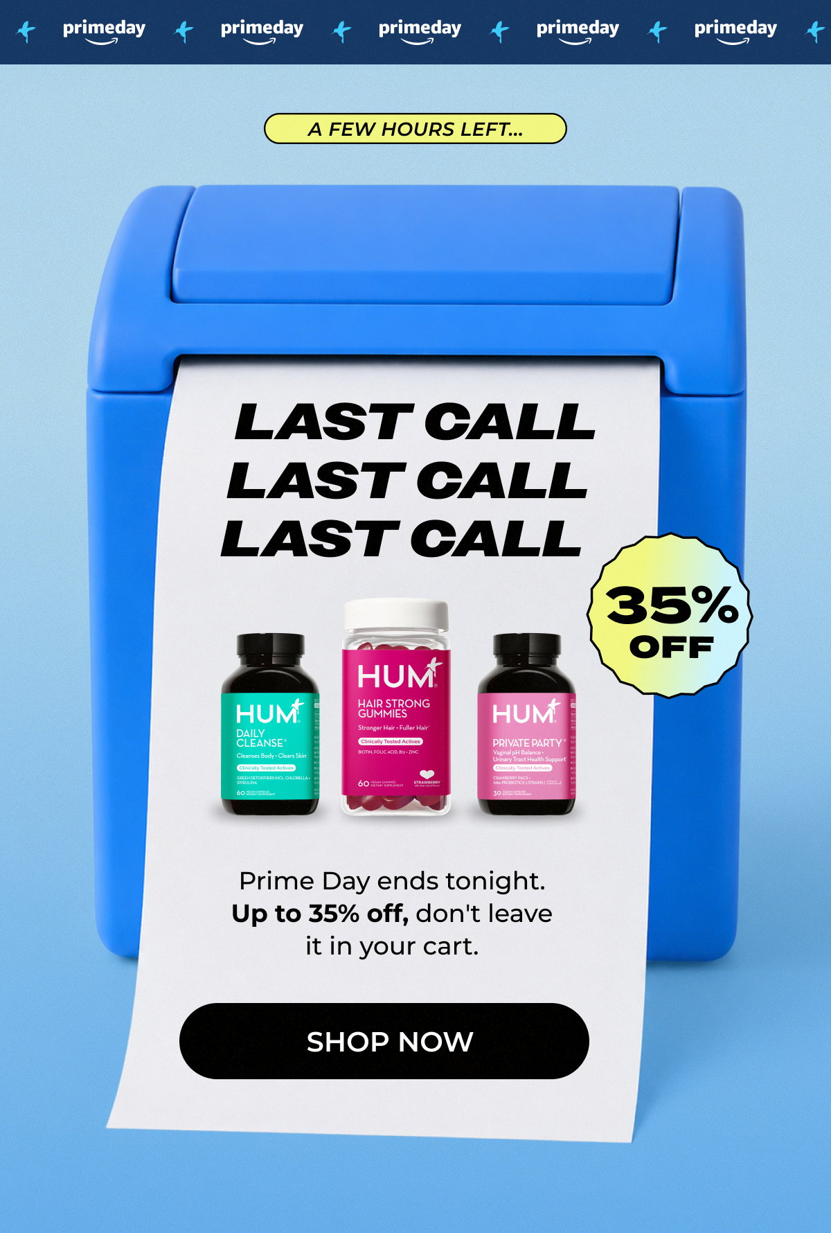 HUM Nutrition up to 35% off Prime Day Sale