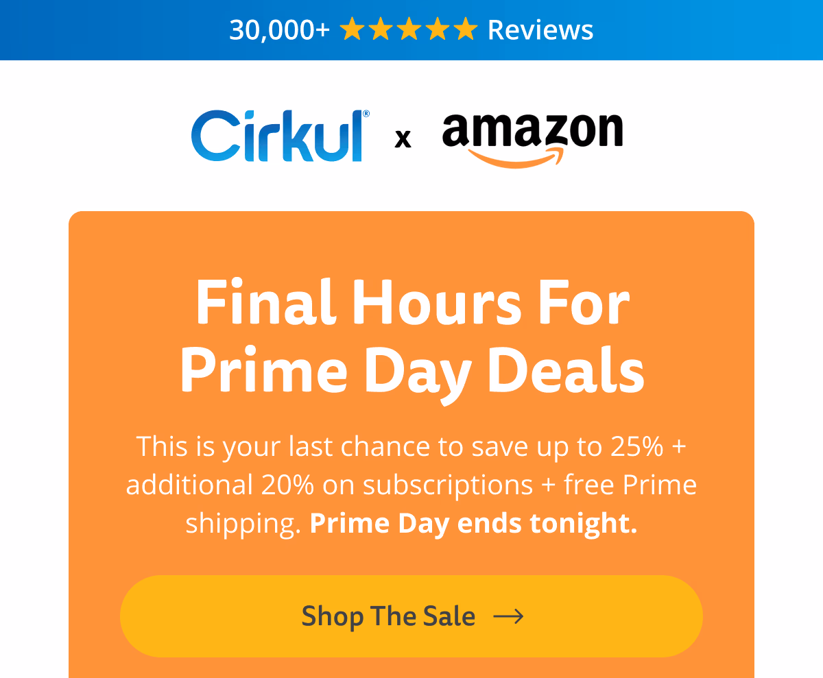Shop The Sale - Cirkul