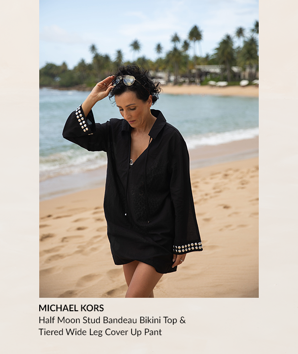 Shop Michael Kors Cover Up Shirt in Oversized Studs