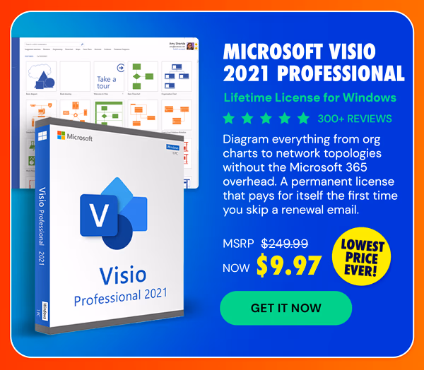Microsoft Visio 2021 Professional: Lifetime License for Windows
