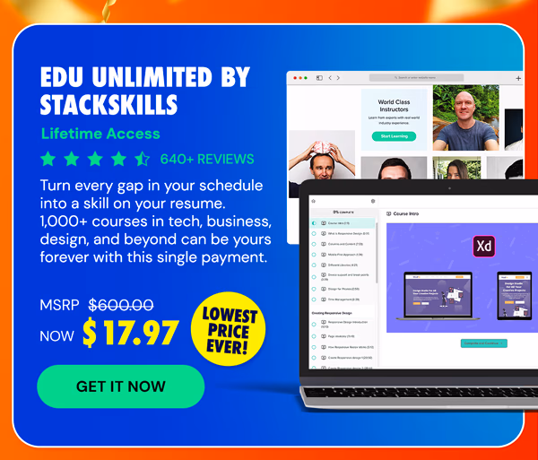 EDU Unlimited by StackSkills: Lifetime Access