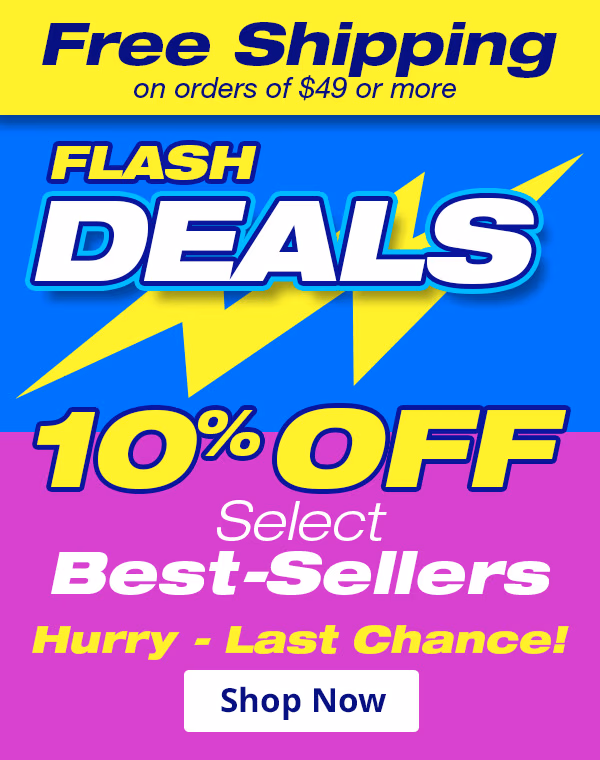 Flash Deals 10% off Select Best Sellers