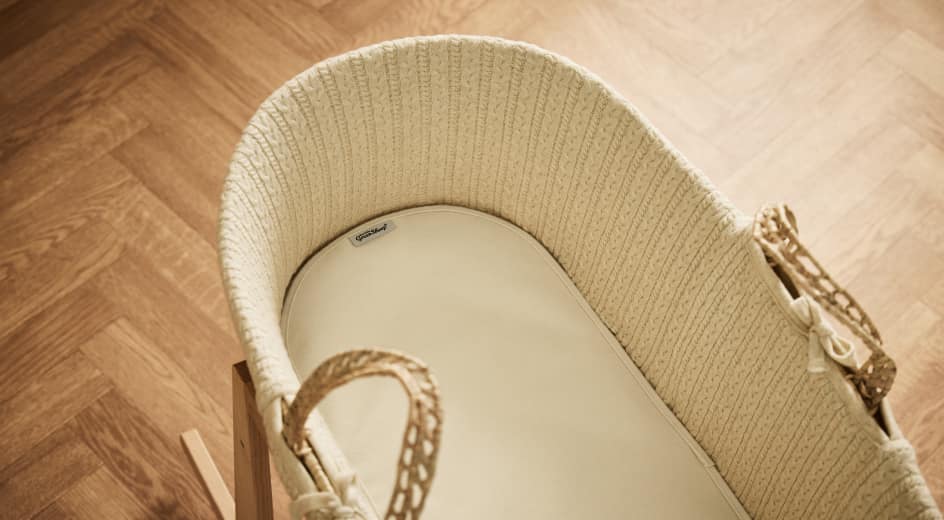 Organic Moses Basket/Pram Mattress Protector