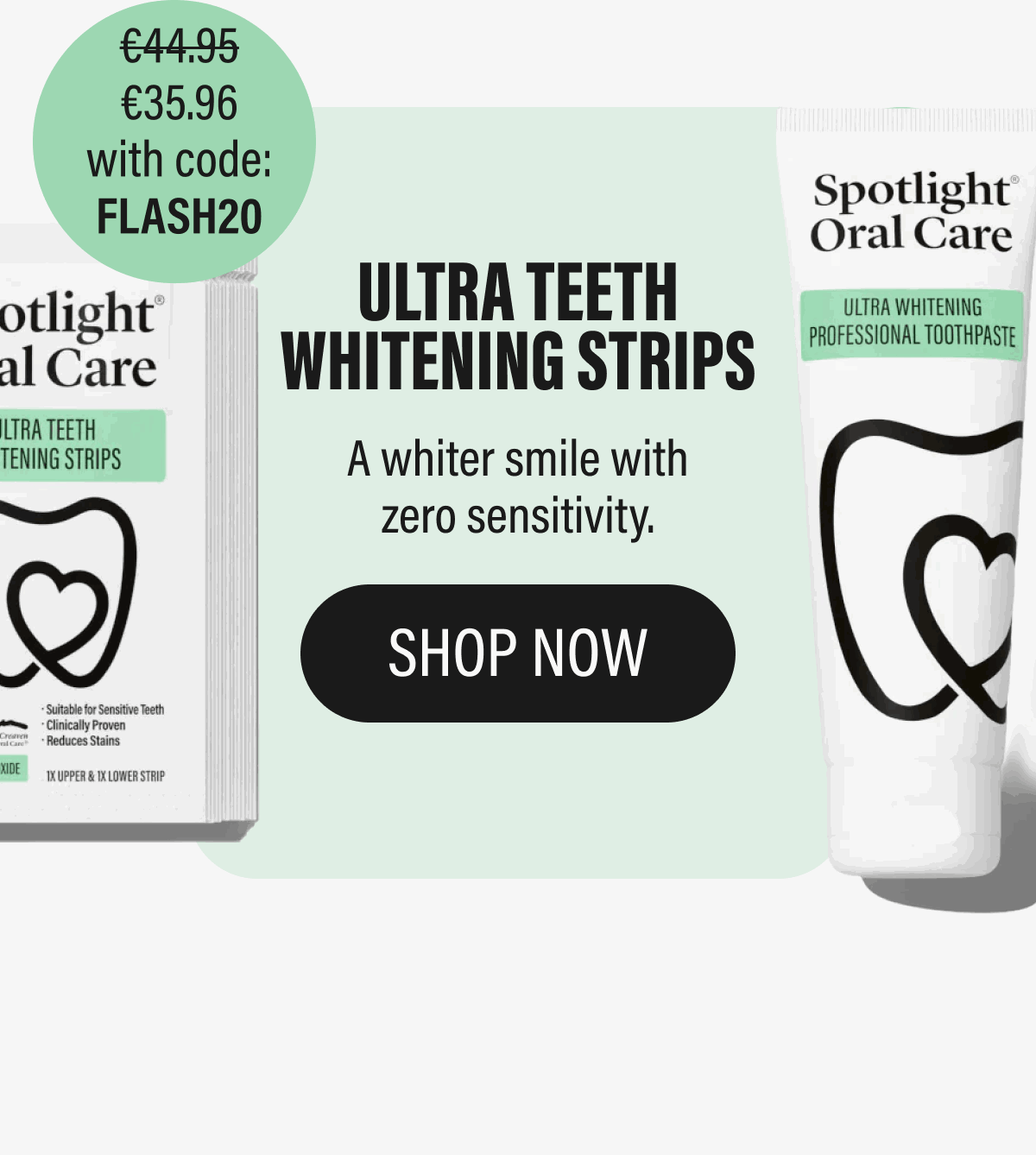 ULTRA TEETH WHITENING STRIPS - A whiter smile with zero sensitivity. | SHOP NOW