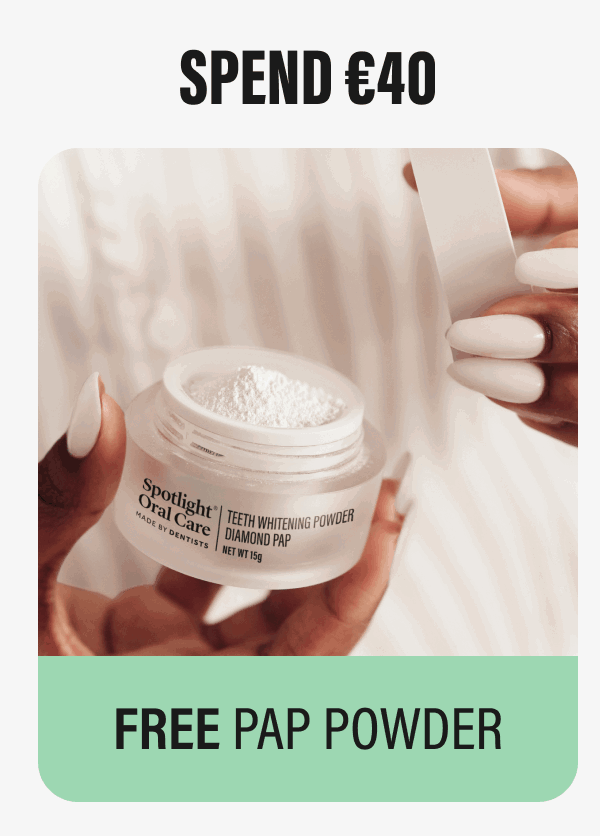 SPEND €40 FREE PAP POWDER