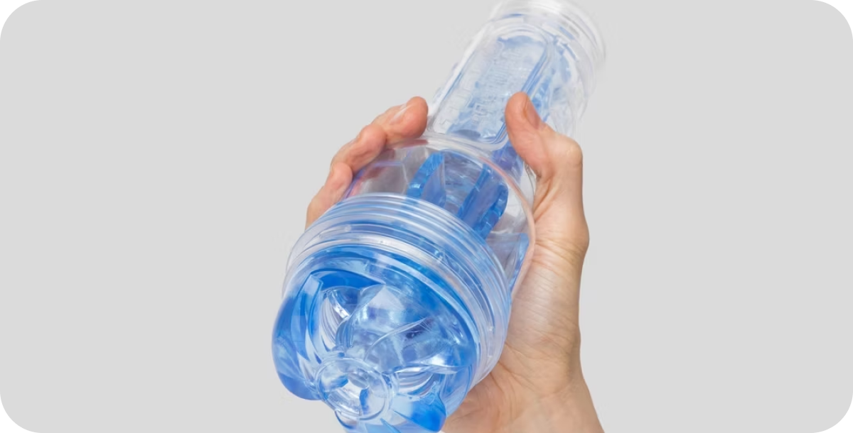 Fleshlight Turbo Thrust Blue Ice Masturbator | Blow Job Toy for Men