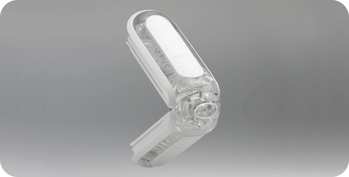 Tenga Flip Zero 0 | Reusable Realistic Male Masturbator Black/White