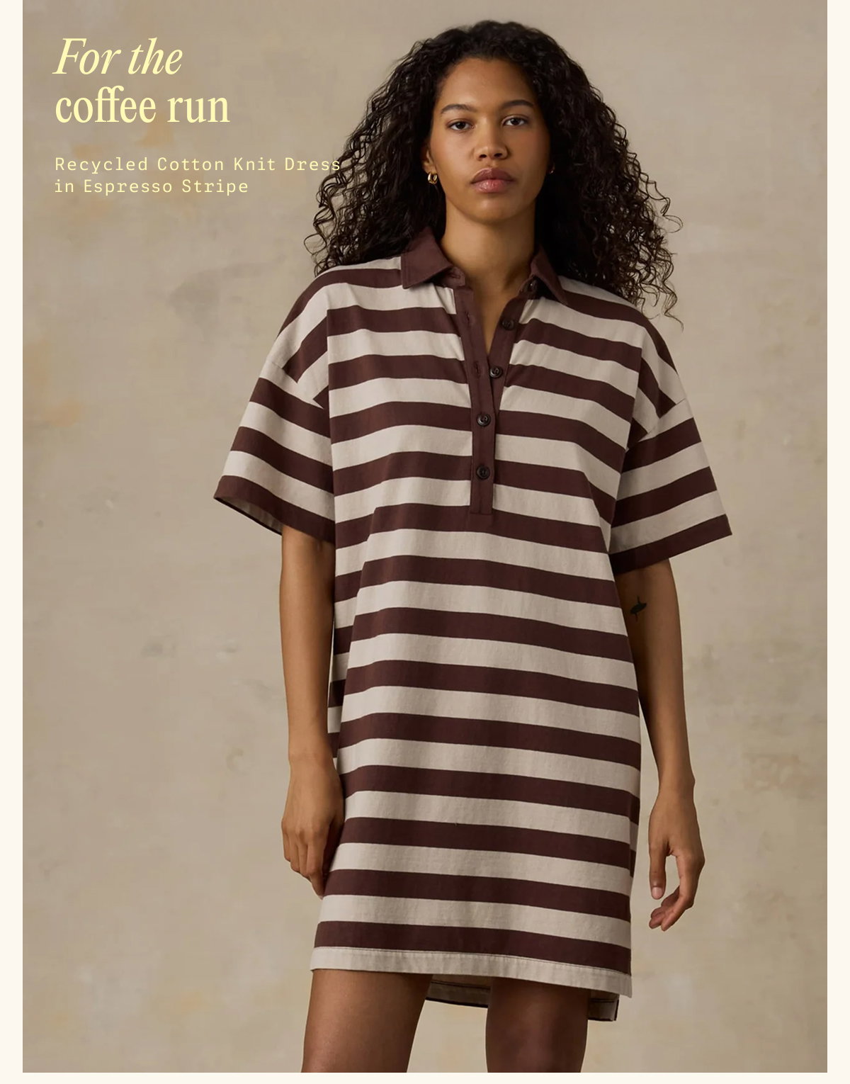 Recycled Cotton Knit Dress