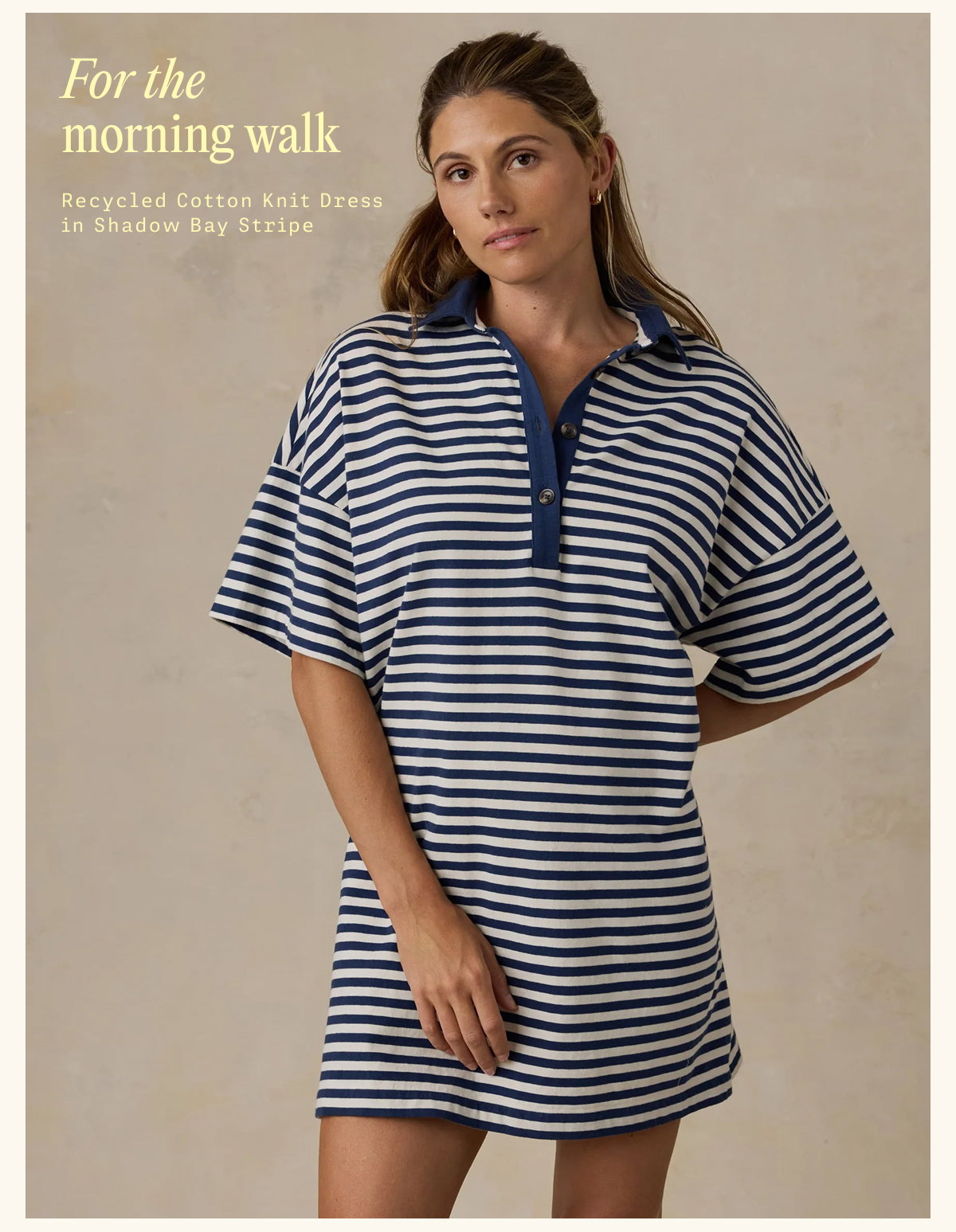 Recycled Cotton Knit Dress
