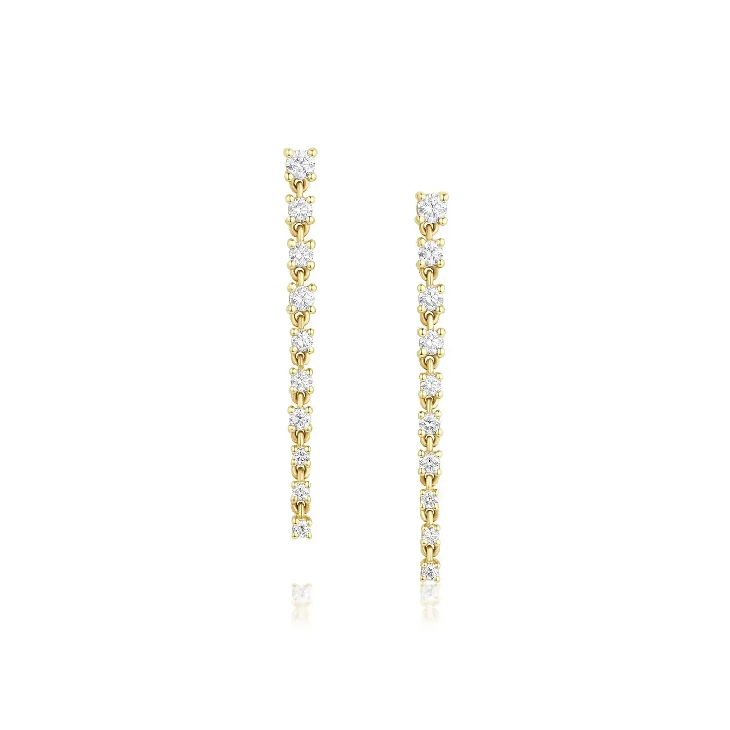 Image of Diamond Cascading Earrings