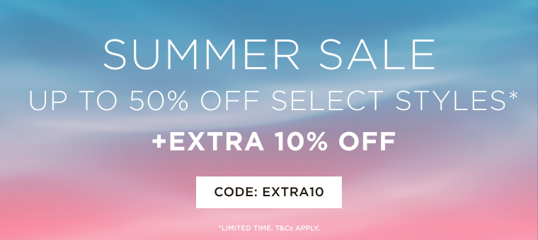 Up to 50% off + EXTRA 10%