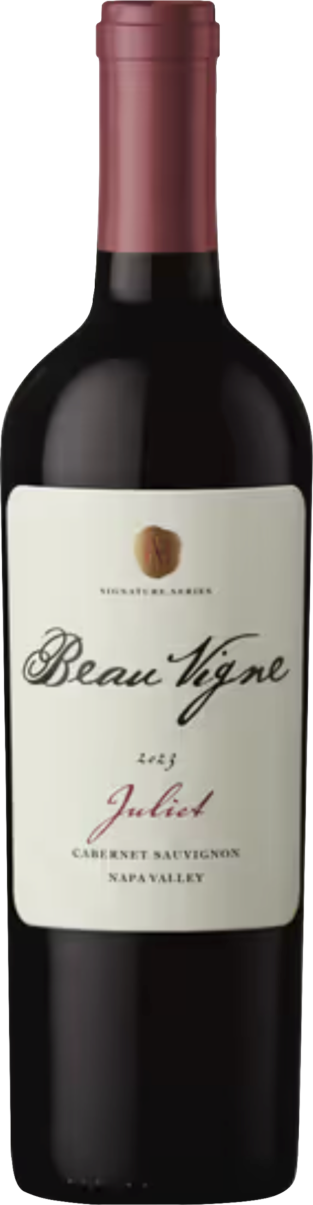 Bottle of 2023 Beau Vigne Juliet Cabernet Sauvignon