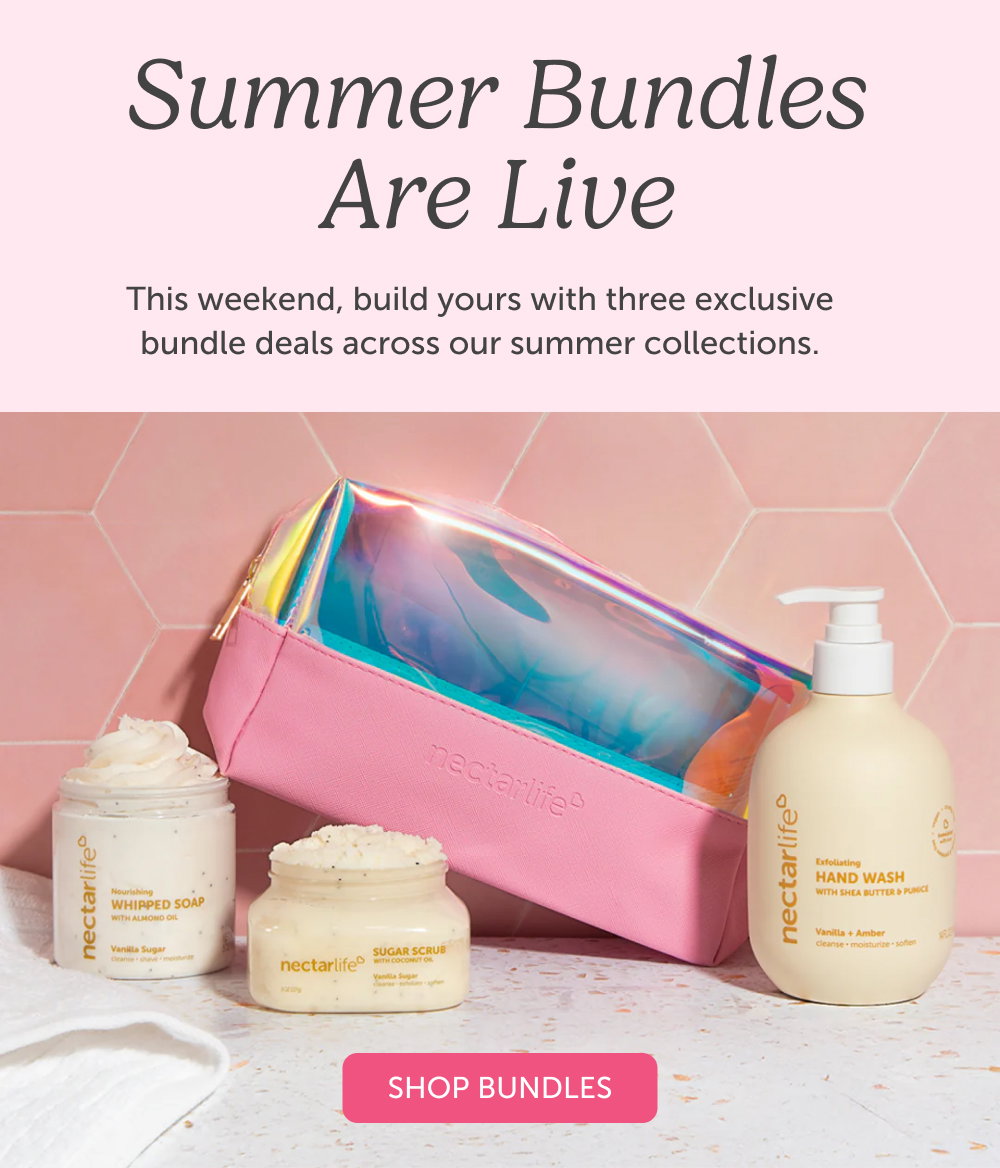 Summer bundles are live. This weekend, build yours with three exclusive bundle deals across our summer collections.