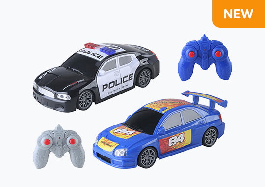 1:20 Pursuit Overdrive Remote Control Cars 2 Pack
