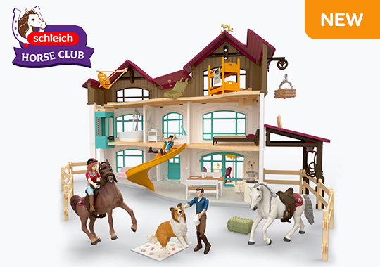 schleich Horse club 42785 Lakeside Villa & Paddock Playset