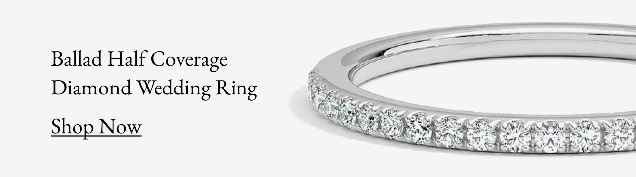 Ballad Half Coverage Diamond Ring