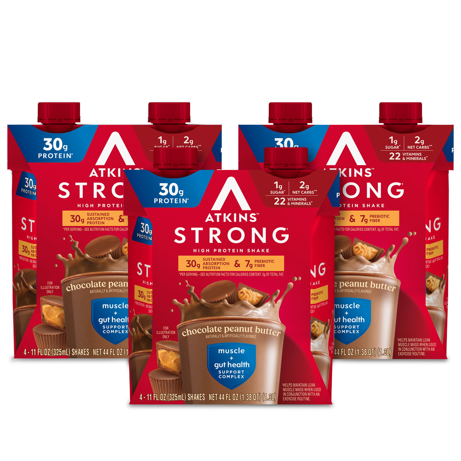 Atkins Strong High Protein Shake Chocolate Peanut Butter