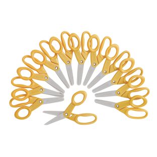 Image of Colorations® 5" Plastic Scissors – Set of 12