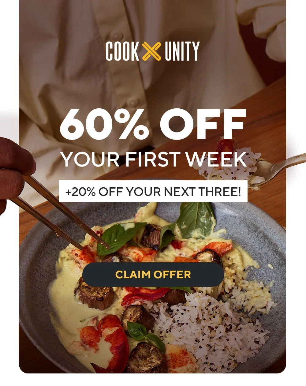 60% off + 20%