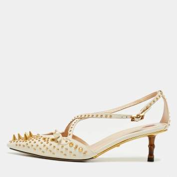 Unia Size 37 Cream Leather Spi