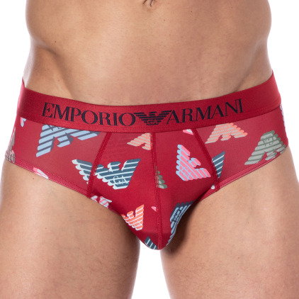 Emporio Armani Slip All Over Microfiber Rouge