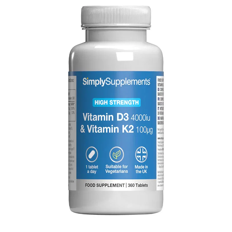 Image of Vitamin D3 4000iu & Vitamin K2 100mcg