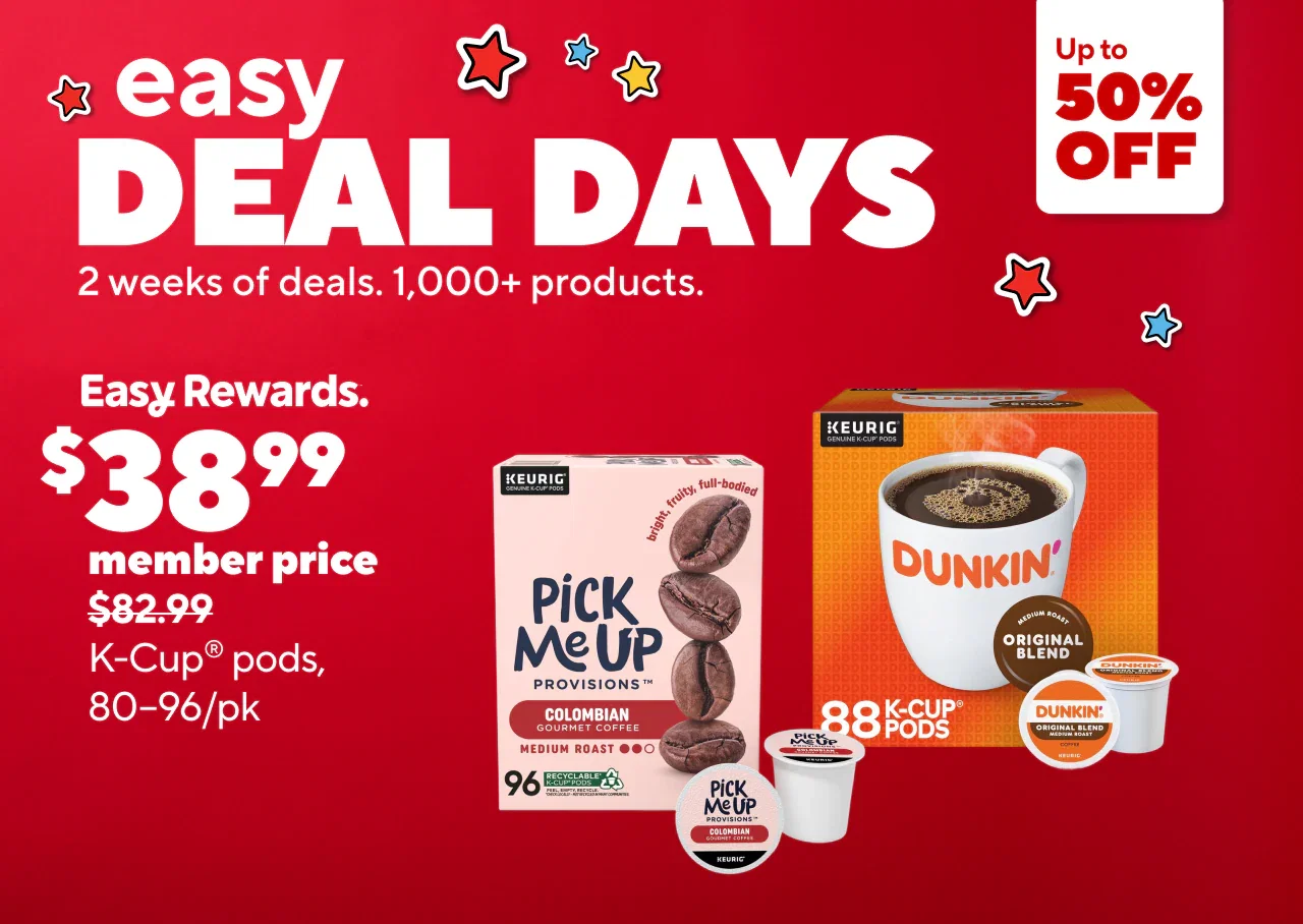 $38.99 member price $42.99 non-member $82.99 K-Cup® pods, 80–96/pk