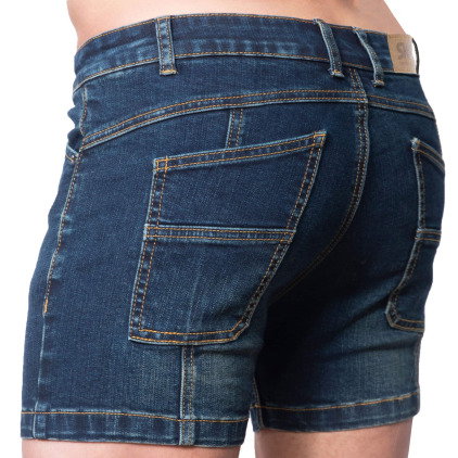 SKU Mini Short Jeans Original Super Push-Up Bleu Marine