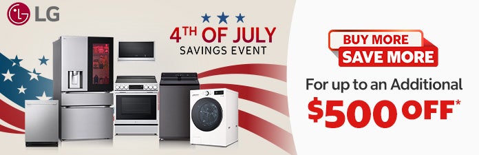 LG 4th of July Savings Event