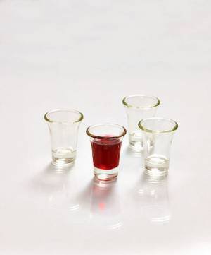 Glass Communion Cups - Box of 20 - Flared Glass - 1.5 inch tall