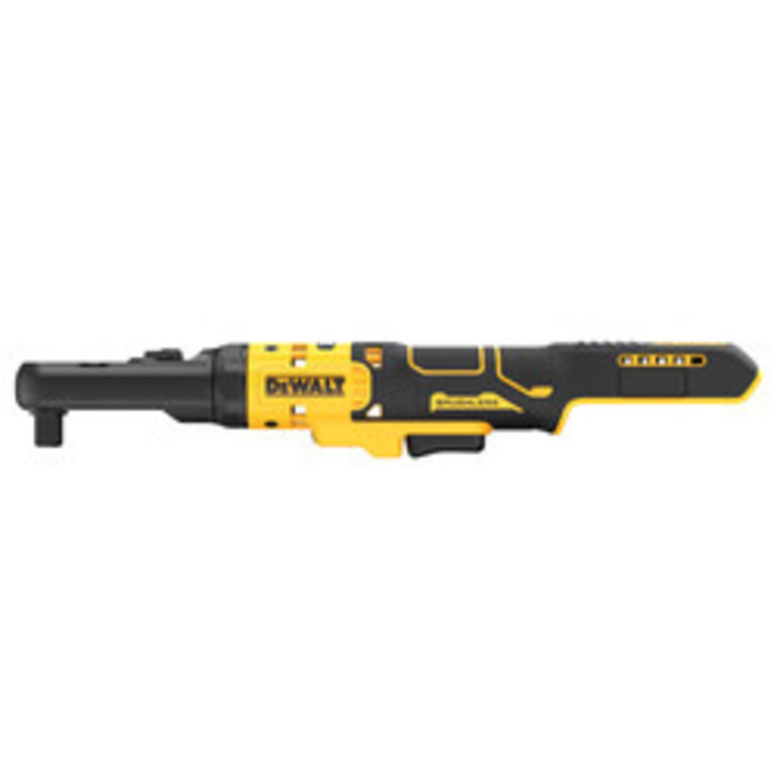 DEWALT 20V MAX XR Cordless Ratchet, 3/8in. and 1/2in. Drive, 75 ft./lbs. Torque, Tool Only, Model# DCF510B