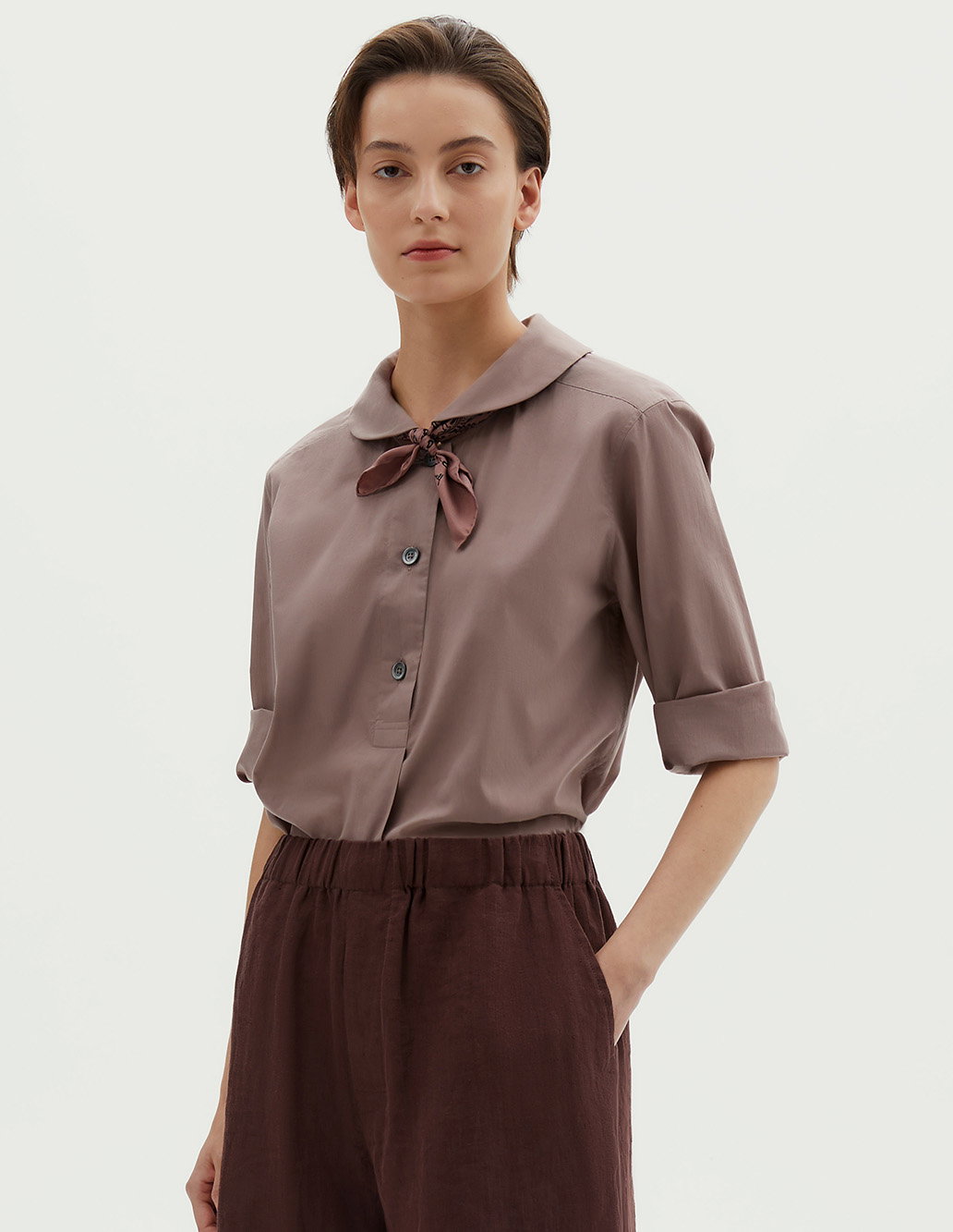 Soft linen shorts.