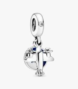 Propeller Plane Dangle Charm