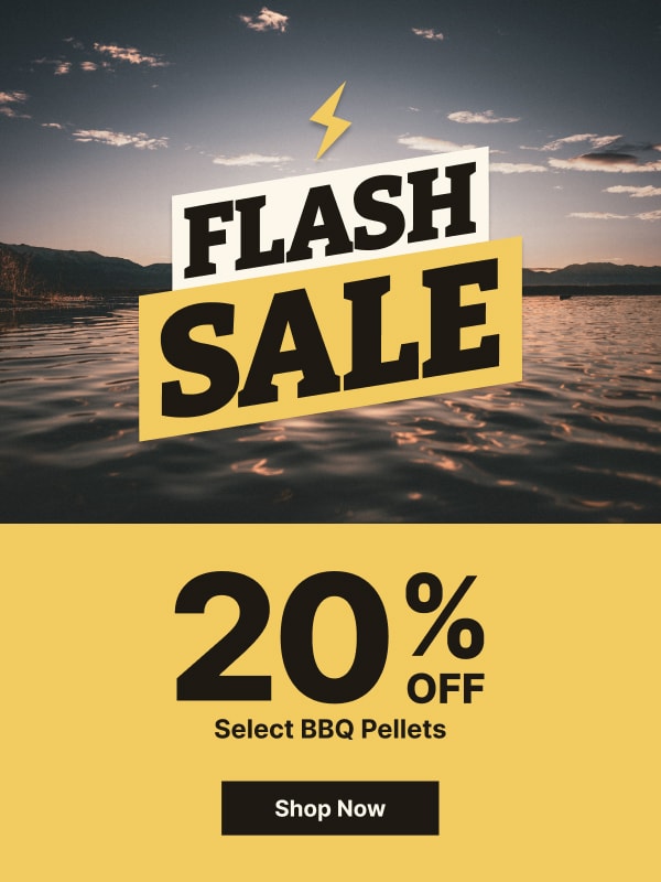 Flash Sale Starts Today! 20% Off Select BBQ Pellets