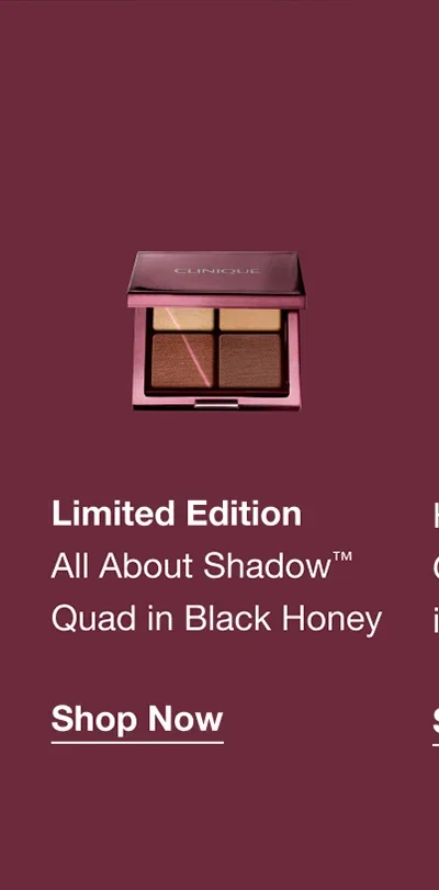 Limited Edition All About Shadow™ Quad in Black Honey | Shop Now
