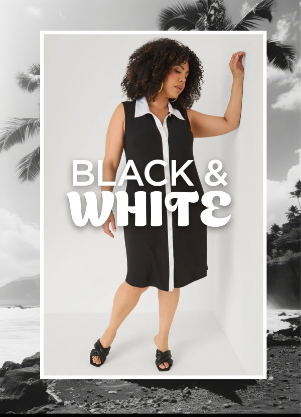 Two Tone Button Front Dress