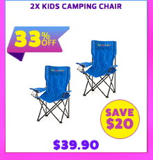 2x Kids Camping Chair