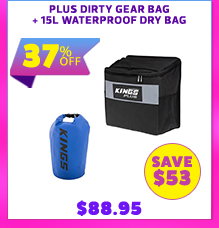 Plus Dirty Gear Bag + 15L Waterproof Dry Bag