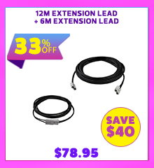 12m Extension Lead + 6m Extension Lead