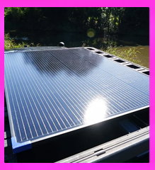 200W Fixed Solar Panel + 6m Extension Lead + Solar Panel Mounting Brackets