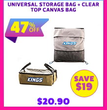 Universal Storage Bag + Clear Top Canvas Bag