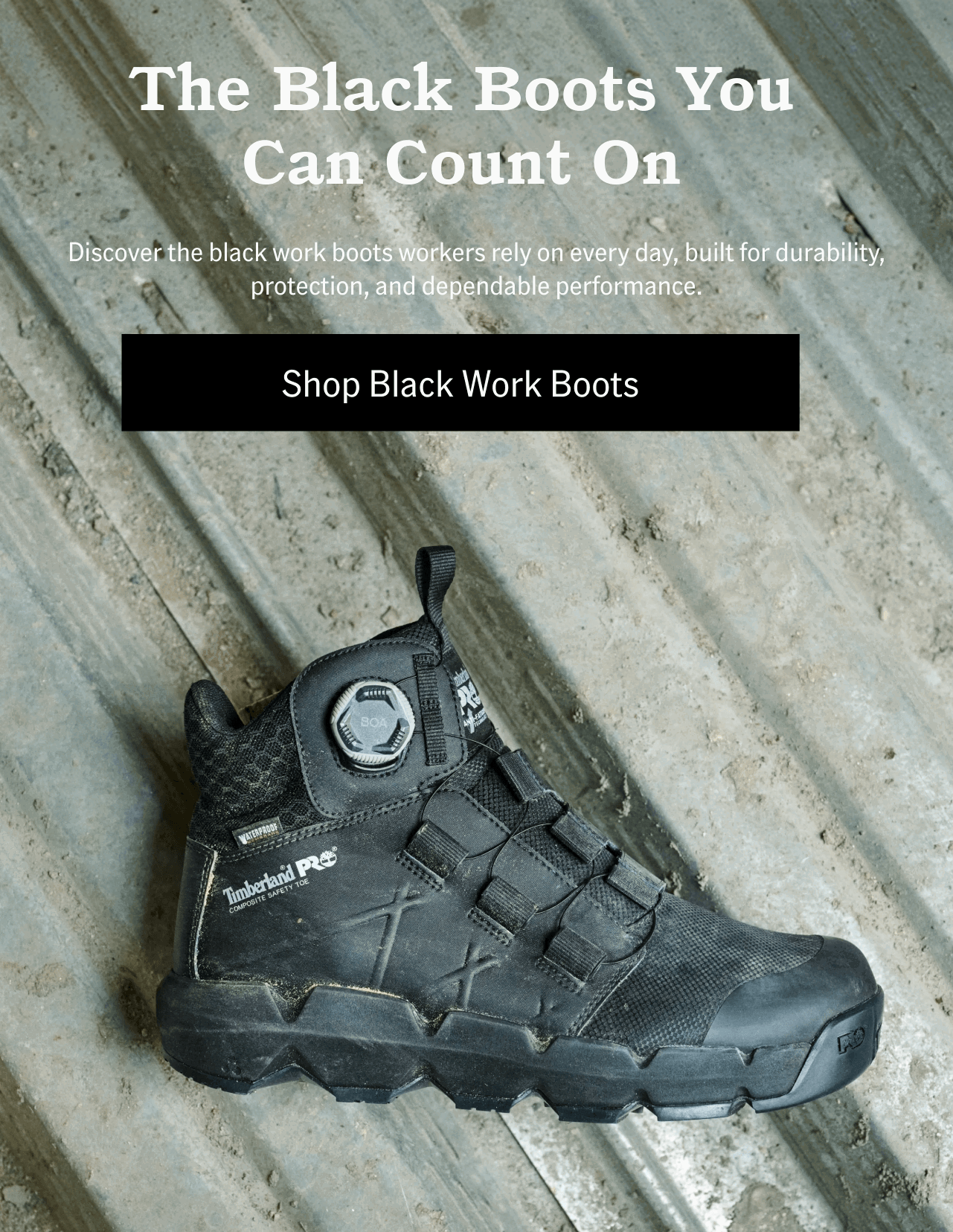 The Black Boots You Can Count On