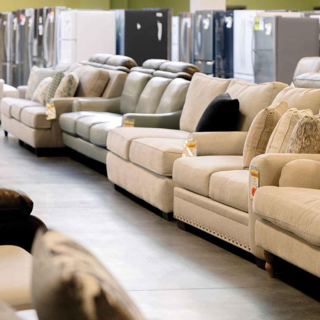 Clearance Row of Sofas Image