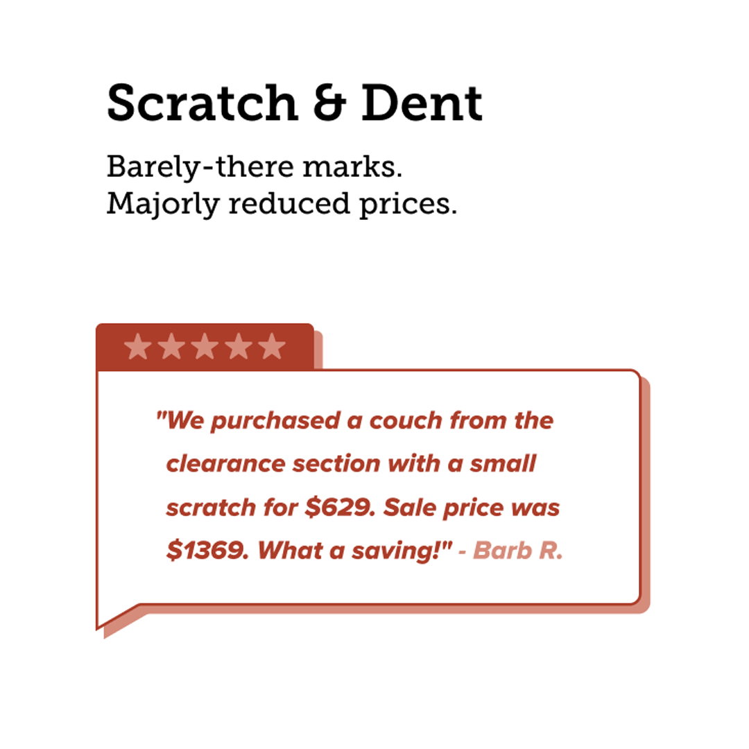 Scratch & Dent Testimonial