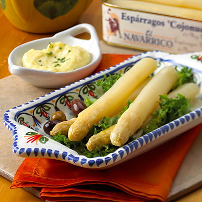 Thick White Asparagus Spears
